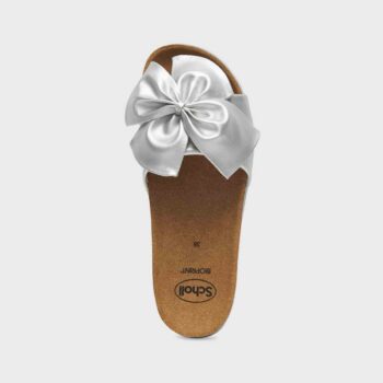 Scholl Pantofle Bowy 2.0 strieborná, veľ. 39, 39 EU