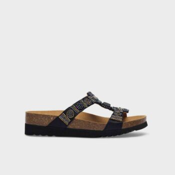 Scholl Pantofle New Bogotà Wedge čierna, veľkosť40, 40 EU