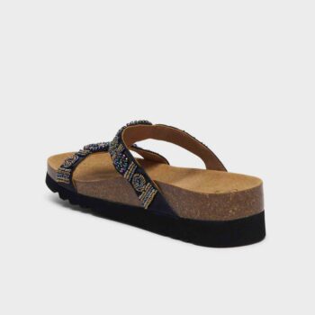 Scholl Pantofle New Bogotà Wedge čierna, veľkosť40, 40 EU