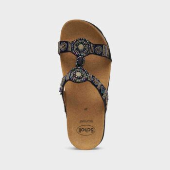 Scholl Pantofle New Bogotà Wedge čierna, veľkosť40, 40 EU