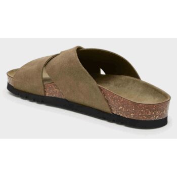 Scholl Pantofle Vivian, khaki, veľkosť 38, 38 EU