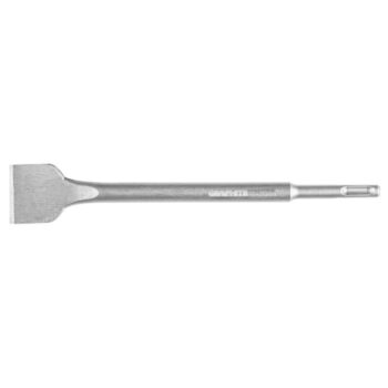 Sekáč SDS Plus GRAPHITE  so šírkou 40 a dĺžkou 250 mm je určený na opracovanie materiálov ako betón, tvárnice, tehla a kameň. Uhol sklonu dláta je 25 stupňov, čo umožňuje vypáčiť dlaždice a odtrhnúť ich bez toho, aby ste ich poškodili. Nepostrádateľný pri stavebných a búracích prácach. Užitočné pri stavebných a búracích prácach. Používa sa na sekanie obkladov alebo omietok, kovanie žľabov v stene pre káble.