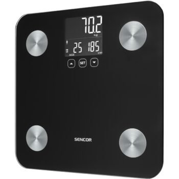 Sencor SBS 6026BK osobná fitness váha, čierna