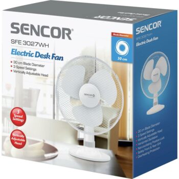 Sencor SFE 3027WH-EUE3 stolný ventilátor