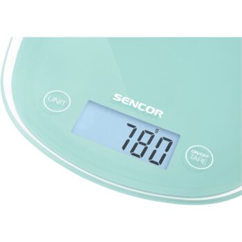 Sencor SKS 31GR kuchynská váha, tyrkysová,