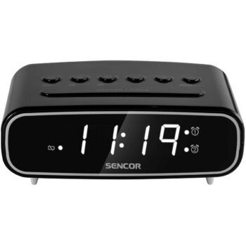 Sencor SRC 2600 B rádiobudík, čierna