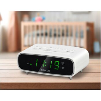 Sencor SRC 2600 W rádiobudík, biela