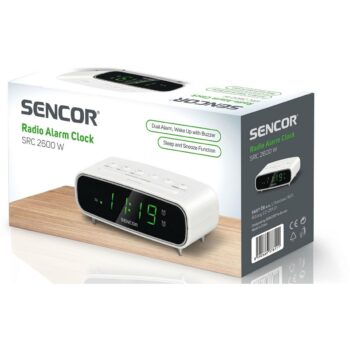 Sencor SRC 2600 W rádiobudík, biela
