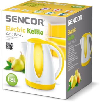 Sencor SWK 1816YL rýchlovarná kanvica žltá,