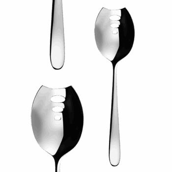 Príbor Alpha z rady Master Chef je vysoko kvalitný sortiment, ktorý bol vyvinutý pre náročných zákazníkov. Táto línia zahŕňa kompletný sortiment servírovania. Jednoduché čisté línie sa hodia do každého typu interiéru. Šalátová vidlička Alpha Medium je skvelým pomocníkom pri servírovaní rôznych typov šalátov, pretože má optimálnu veľkosť pre naberanie. Spolu so šalátovou lyžicou Alpha Medium vytvoríte dokonalú dvojicu servírovacieho príboru, ktorý nesmie chýbať v žiadnej domácnosti.