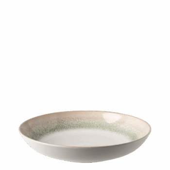 Hlboký tanier Coupe z kolekcie Elements Vulcano Sand la mar prináša do stolovania harmonické spojenie prírody a moderného dizajnu. Organická estetika a jemne textúrovaný povrch vytvárajú vizuálnu hĺbku, ktorá umocní zážitok z každého jedla. Kombinácia béžových a zelených odtieňov pôsobí nadčasovo a elegantne. Tento tanier je ideálnou voľbou pre tých, ktorí chcú svoj stôl ozdobiť niečím originálnym a štýlovým. Set obsahuje: 4x hlboký tanier Coupe 23 cm