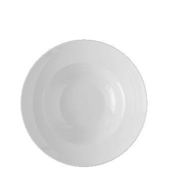 Set porcelánových tanierov na cestoviny z línie Basic. Univerzálny vzhľad bieleho porcelánu ladí s každým interiérom.