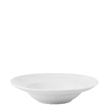 Set porcelánových tanierov na cestoviny z línie Basic. Univerzálny vzhľad bieleho porcelánu ladí s každým interiérom.