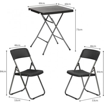 Set záhradného nábytku z technoratanu NAPOLI