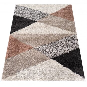 Shaggy koberec s geometrickými vzormi Šírka: 80 cm | Dĺžka: 150 cm