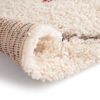 Shaggy koberec v béžovej farbe so vzorom Šírka: 80 cm | Dĺžka: 150 cm