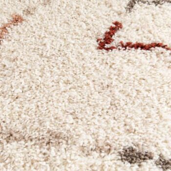 Shaggy koberec v béžovej farbe so vzorom Šírka: 80 cm | Dĺžka: 150 cm