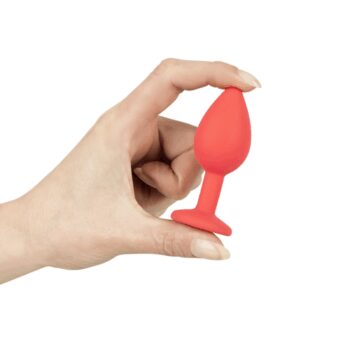 Silikónový análny kolík Jewel Red Plug small​