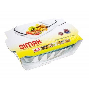 Simax Pekáč sklenený hranatý s vekom 5,5 l (3,20 / 2,30)
