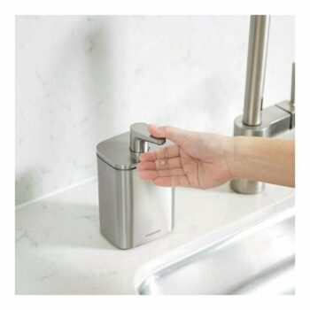 Simplehuman Dávkovač mydla a dezinfekcie Pulse 473 ml, nehrdz. oceľ, L