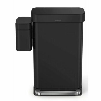 Simplehuman Kôš pre kompostovateľný odpad 4 l, čierna