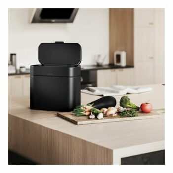 Simplehuman Kôš pre kompostovateľný odpad 4 l, čierna