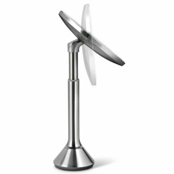 Simplehuman Kozmetické LED zrkadlo Sensor Touch DUAL, zväčšenie 5x, matná strieborná