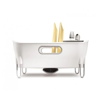 Simplehuman Odkvapkávač na riad Simplehuman - Compact, biely plast