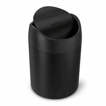 Simplehuman Odpadkový kôš na stôl MINI 1,5 l, čierna
