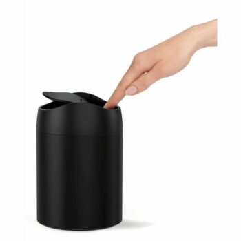 Simplehuman Odpadkový kôš na stôl MINI 1,5 l, čierna