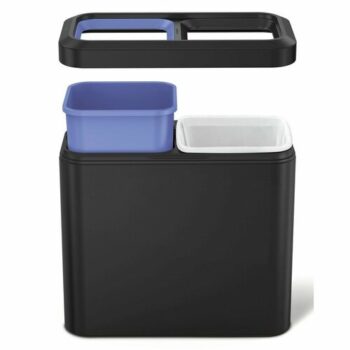 Simplehuman Otvorený kôš RECYCLER Slim 20 l, čierna