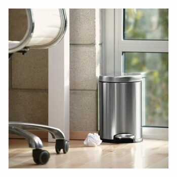 Simplehuman Pedálový okrúhly kôš 4,5 l, nerez