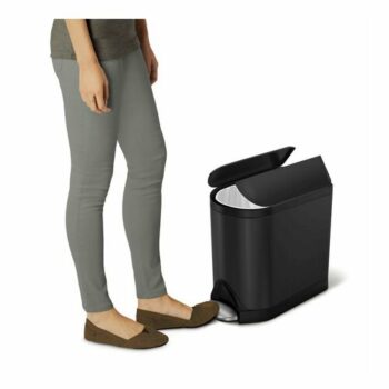Simplehuman Úzky pedálový kôš 10 l, čierna