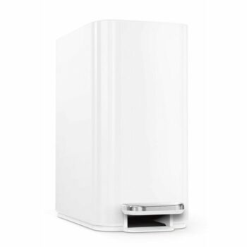 Simplehuman Úzky pedálový kôš 5 l, biela