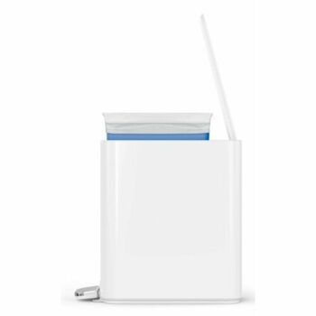 Simplehuman Úzky pedálový kôš 5 l, biela