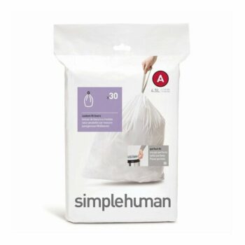 Simplehuman Vrecká do odpadkového koša A 4,5 l, 30 ks, 30 ks