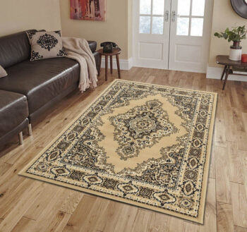 Sintelon, Kusový koberec Teheran Practica 58 / EVE, 80x150, béžová, hnedá, chodba / predsieň