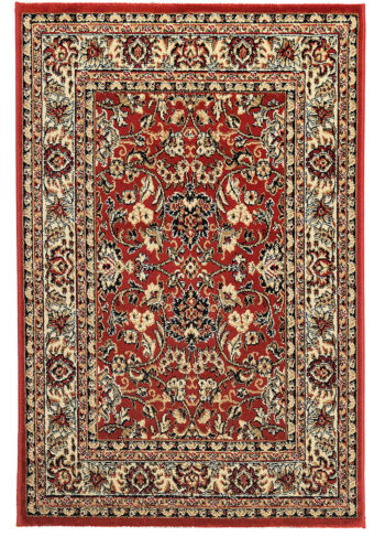 Sintelon, Kusový koberec Teheran Practica 59 / CVC, 160x230, červená, chodba / predsieň