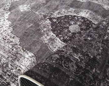 Sivý koberec so vzorom v orientálnom štýle Šírka: 120 cm | Dĺžka: 170 cm