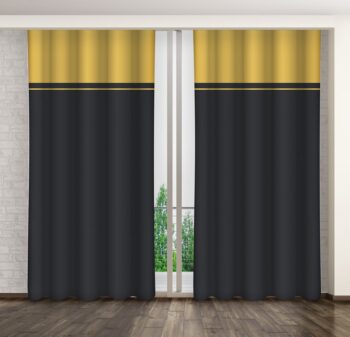 Sivý moderný dekoračný záves Dĺžka: 250 cm