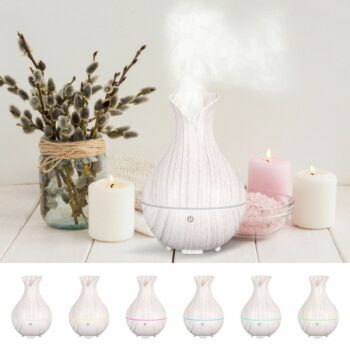 Sixtol Aroma difuzer Bloom bílé dřevo 200 ml