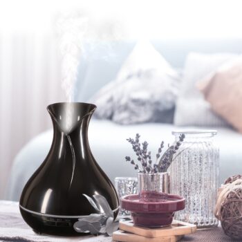 Sixtol Aróma difuzér Vulcan čierny lesk, 350 ml