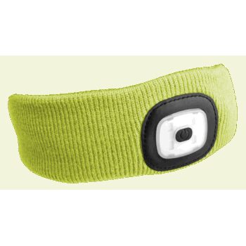 Sixtol Čelenka s čelovkou 45 lm, USB, uni, žltá