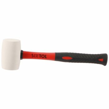 Sixtol Gumová palička TPR HAMMER, biela, 220 g, 285 mm
