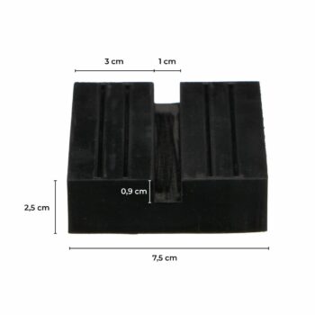 Sixtol Gumová podložka pre zdvihák automobilov JACK PAD 7, 7,5 x 7,5 x 2,5 cm