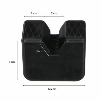 Sixtol Gumová podložka pre zdvihák automobilov JACK PAD 8, 6 x 5 x 4,5 cm