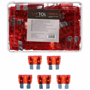 Sixtol Sada nožových automobilových poistiek MECHANIC FUSE SET 10A, 100ks