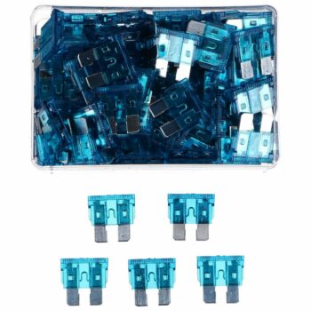 Sixtol Sada nožových automobilových poistiek MECHANIC FUSE SET 15A, 100 ks