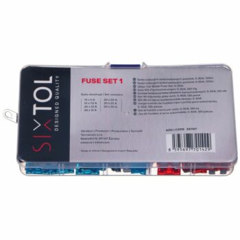 Sixtol Sada nožových automobilových poistiek Mechanic Fuse Set 1, 5-30A, 120 ks