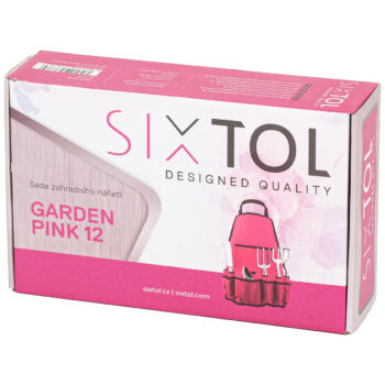 Sixtol Sada záhradného náradia Garden pink, 12 ks